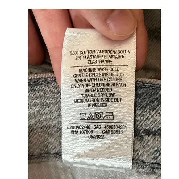 Hudson jeans Blinder V2 Biker distressed skinny gray size 29 - Picture 9 of 9